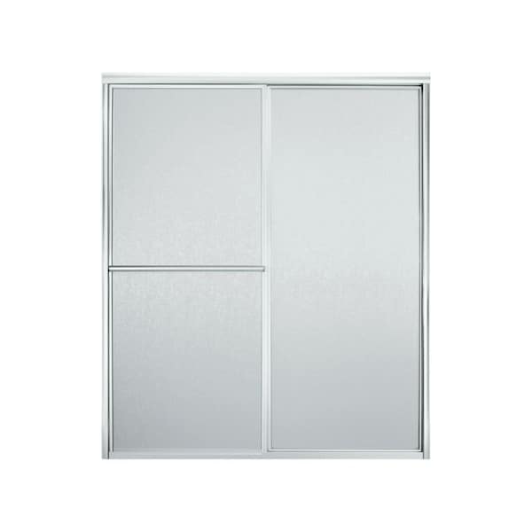 Deluxe Framed Sliding Shower Door 54-3/8"-59-3/8" W X 70" H